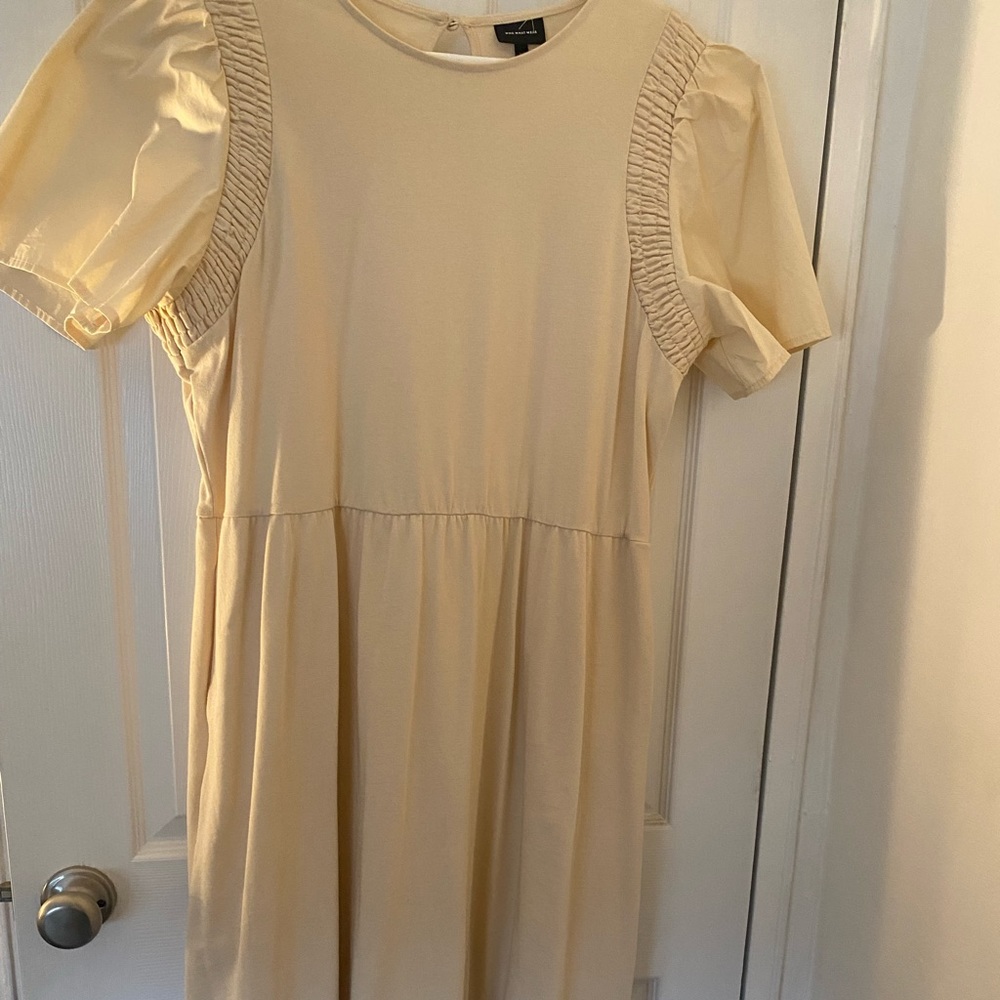 Target- who, what, where crème cotton dress extra large
